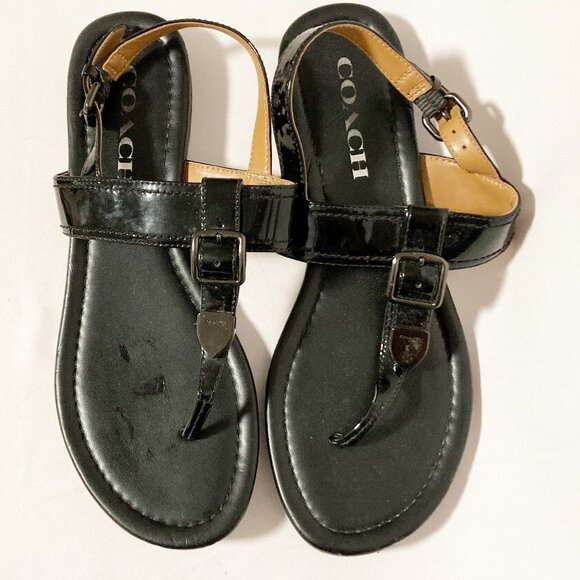 Coach Shoes - Coach Cassidy Buckle Sandals Size 6